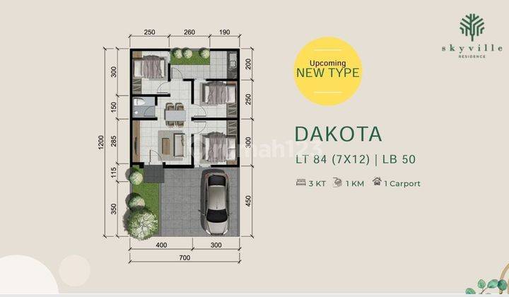 Rumah Baru Siap Huni Skyville Residence Sidoarjo Dekat Gedangan 2