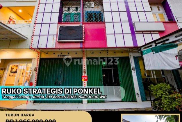 Ruko Jual Lelang Strategis Pondok Kelapa Jakarta Timur 1