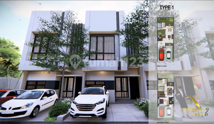 Nataneila House 2 Ata Peninggilan Rumah 2 Lantai Bebas Banjir 3
