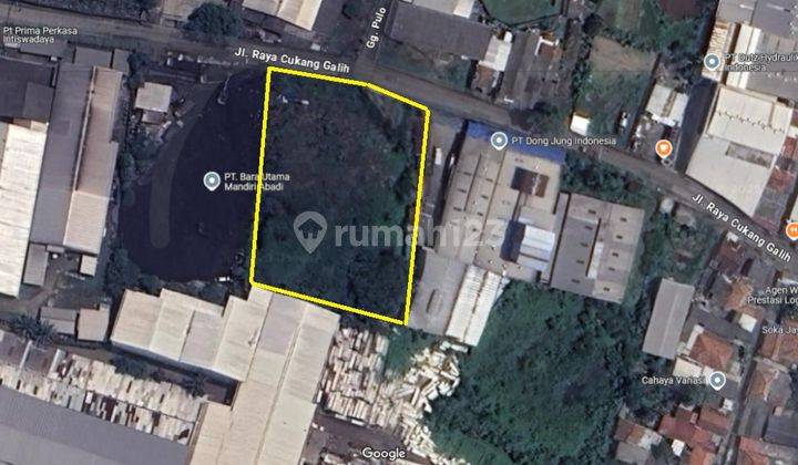Tanah siap bangun di Raya Cukang Galih Tangerang, Area Industri dan diapit Pabrik Besar 2