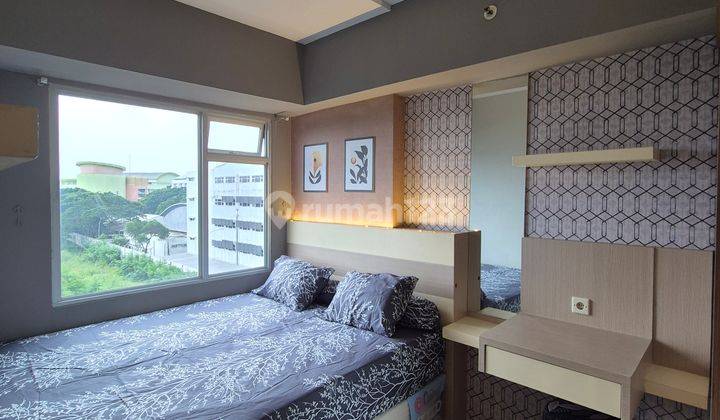 Apartemen Educity 2BR Furnish baru Gress by Design Interior Siap Pakai posisi lantai paling rendah 1