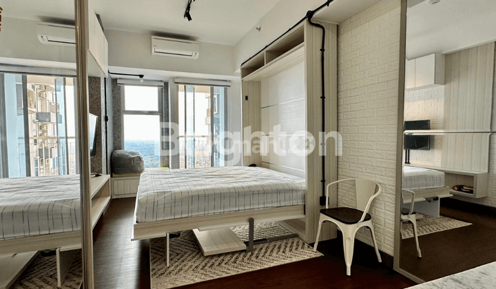 APARTEMEN BENSON TYPE STUDIO,  FURNISH BAGUS, LANTAI 23, VIEW CITY 2