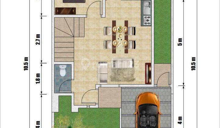 Jual Rumah Bogor 5 Km Stasiun Bogor View Gunung  2