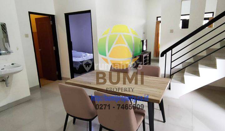 Rumah cluster 2 lantai siap huni furnished di solo baru 1