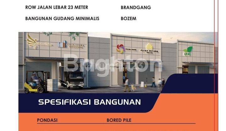 GUDANG INDEN DI PERGUDANGAN MODERN PRAMBANAN BIZLAND, CERME - GRESIK 2