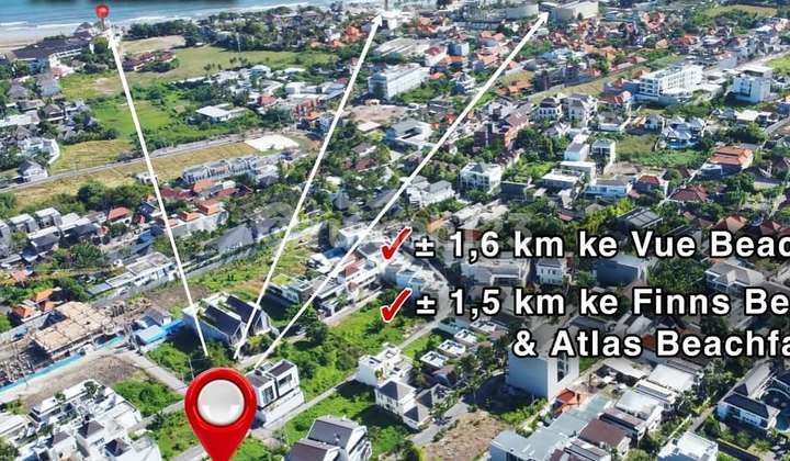 LAHAN PREMIUM DI DEKAT PANTAI BERAWA, CANGGU - BALI