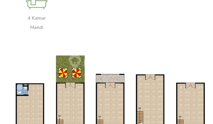 Ruko Golf Island Pik Beach View Sea 2Front Pik