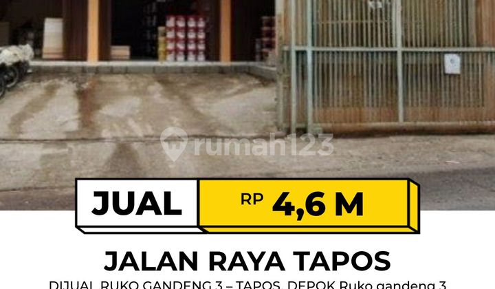 2-Story Shop House + Kiosk, Land Area 219M² in Tapos, Depok 2