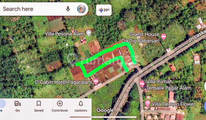 For Sale Land in Pagar Alam, Laskar Wanita, Mentarjo, Sumatra