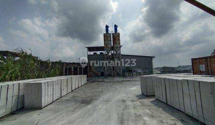 Dijual Pabrik di Klapanunggal Bogor