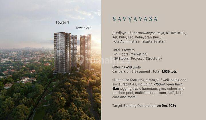 Savyavasa Dharmawangsa Luxury Apartments 1