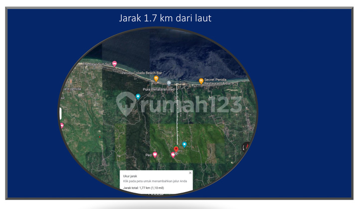 Dijual Cepat Tanah di Desa Ped Nusa Penida Bali 8