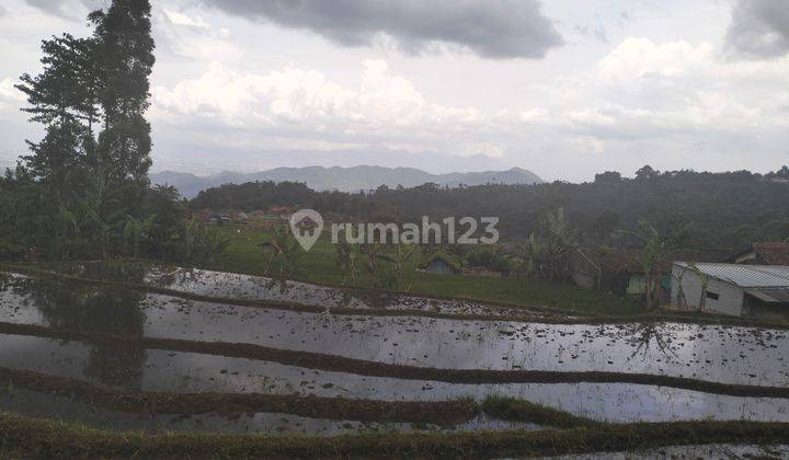 Tanah sawah lokasi Kamp Koleleuga, Gn Puntang Banjaran, dekat dgn Taman Wisata Bougenville, cocok utk villa 2