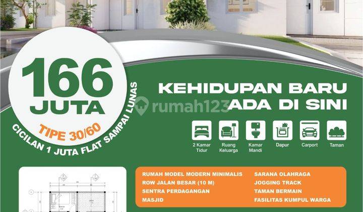 Rumah Subsidi Dan Komersial Ready Lokasi Kota Baru Pamulihan Sumedangstock Dan Indent 1