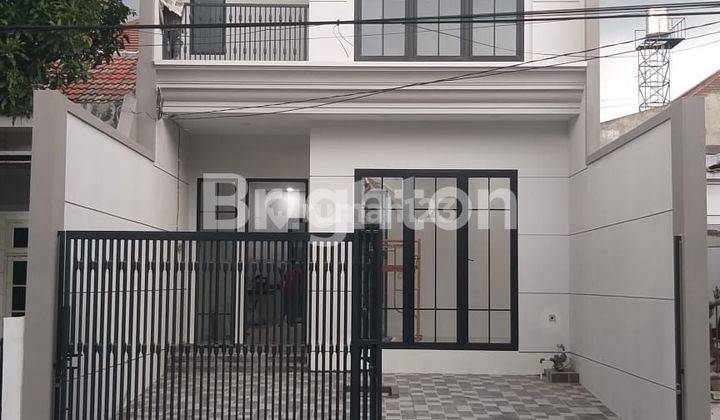 RUMAH BARU MANYAR JAYA SURABAYA ROW JALAN BESAR 4 MOBIL 1