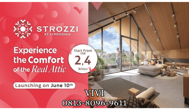 Rumah 2 Lantai Baru di Gading Serpong Strozzi Nyaman  1