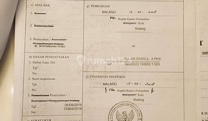 Dijual Tanah Daerah Sigura Gura Belakang UIN  3