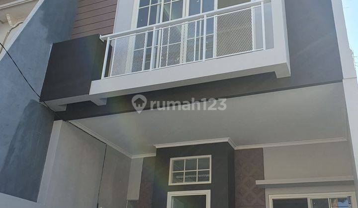 Dijual rumah baru gress di lebak indah model scandinavian 1