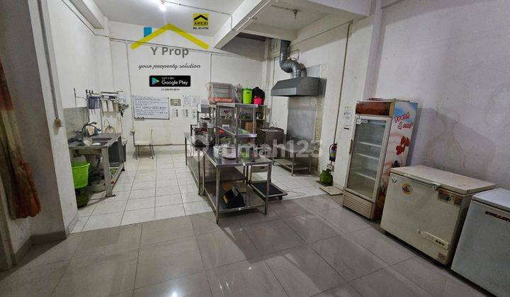 Disewa Ruko Green Ville tuk Kantor/Non Kuliner, Lt.4x25, 4 Lantai, Lb.+/- 400m2, Jalan Raya, Semi Furnish Kantor, Jakarta Barat  2