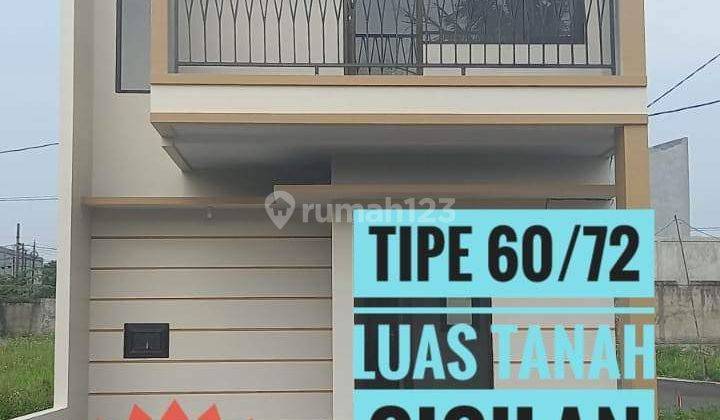 Di jual KPR DP 0 Rumah Baru 2 Lantai 3 km Tidur 1