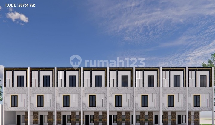 Dijual Rumah Brand New Duri Kepa, Furnish, Luas 5,5X11,6 Meter, Kode :20754 Ak