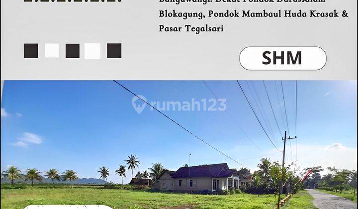 Tanah Dijual Di Banyuwangi, Tegalsari Free SHM bisa dicicil 6