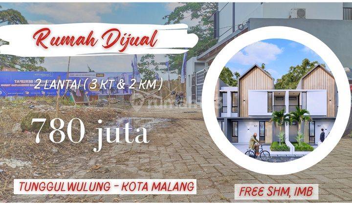 Rumah 2 Lantai dijual 780 juta Dekat Kampus di Malang 3