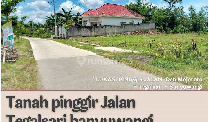 Tanah dijual di Banyuwangi Tegalsari Bisa Dicicil 1 Tahun 1
