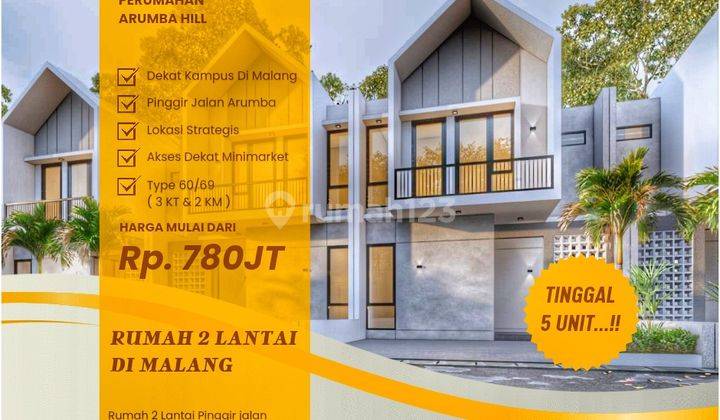 Rumah baru dijual dekat kampus di malang Ready SHM 2