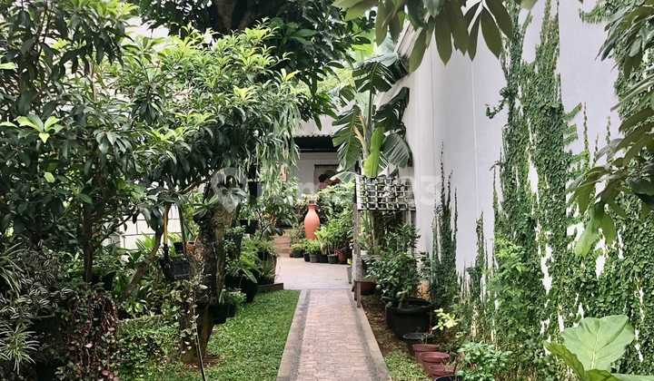 Balinese Style House in Kebagusan South Jakarta 2 Floors SHM Nice with Dim Pond Affordable Price 2