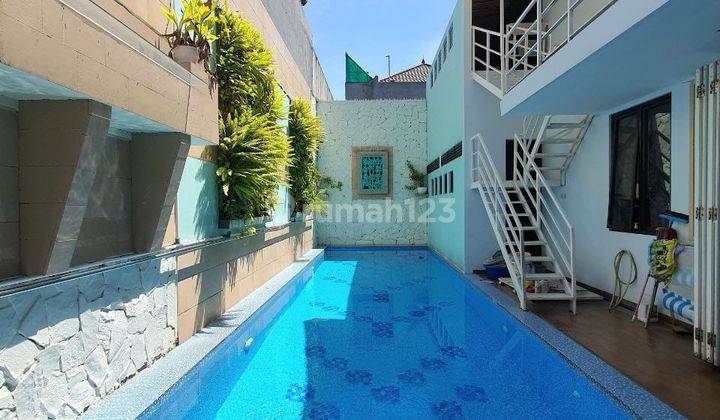 Rumah di Bintaro Jaya Cluster Premium  3 Lantai SHM Bagus Ada Kolam Renang Hoek  2