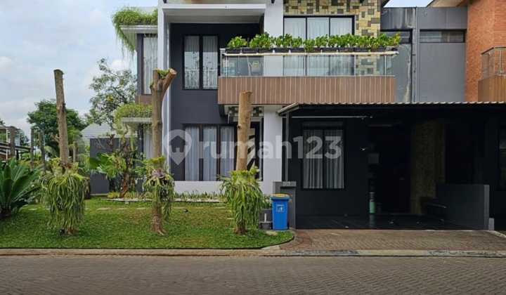 Rumah Hoek Semi Furnished Dalam Cluster Discovery di Bintaro Jaya