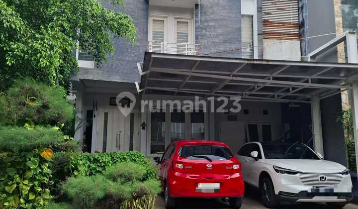 Rumah Hoek Semi Furnished Dalam Cluster di Bintaro Jaya Sektor 9