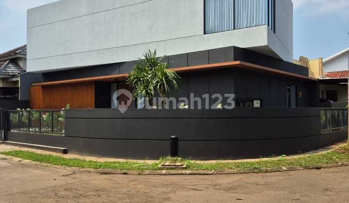 Rumah Mewah Hoek Full Furnished Bangunan Mandiri Di Bsd City 2