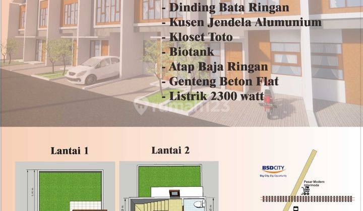 Rumah Murah di Perbatasan Bsd Tangsel Rumpin Bogor, Dekat Stasiun 7