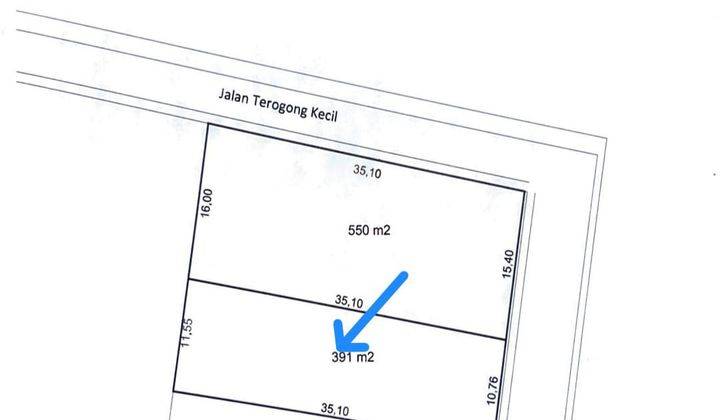 DIJUAL TANAH MENDEKATI NJOP DIPONDOK INDAH 2