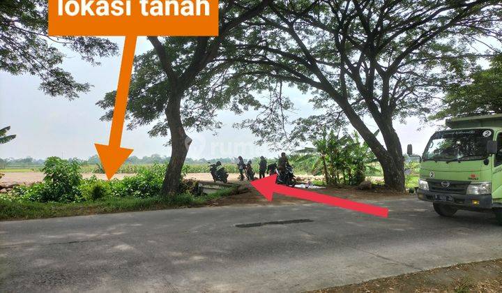 tanah bagus hemat fulus,lokasi jalan raya,bisa untuk gudang/usaha 1