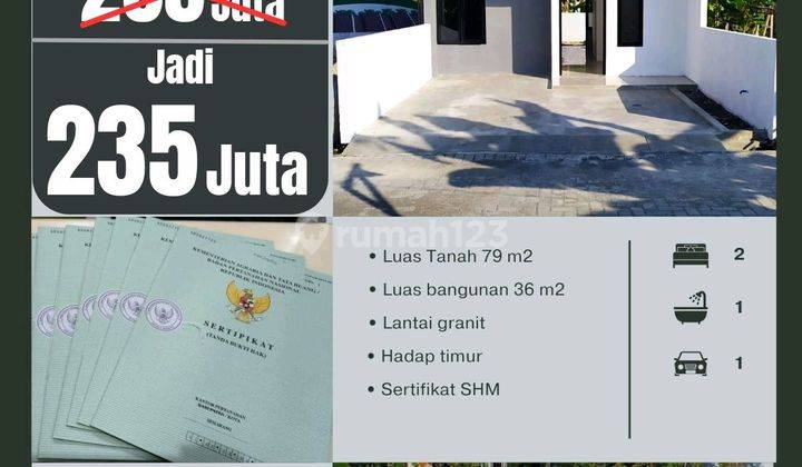 Rumah Ready 1unit Di Bangetayu Wetan,diskon 30juta+kanopi & Biaya 1
