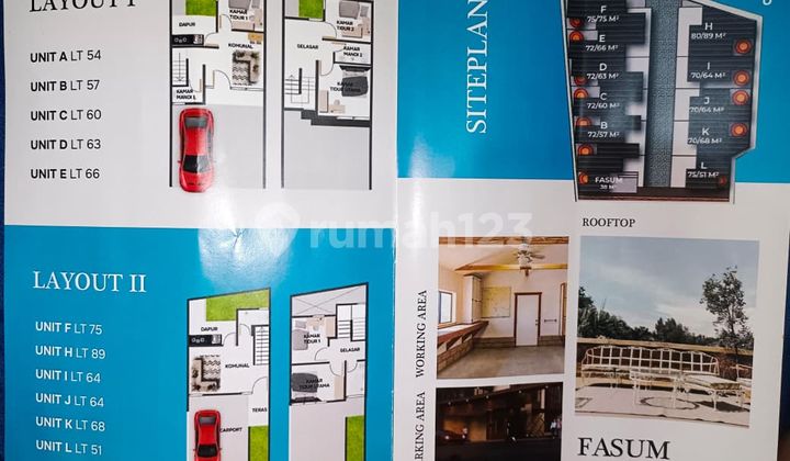 Rumah Baru 2 Lantai Modern Minimalis di Cirendeu Pondok Cabe -Tangsel