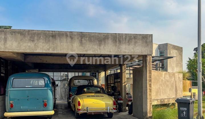Dijual Rumah Modern Brutalism Industrial Design Di Veteran Bintaro Jakarta Selatan 