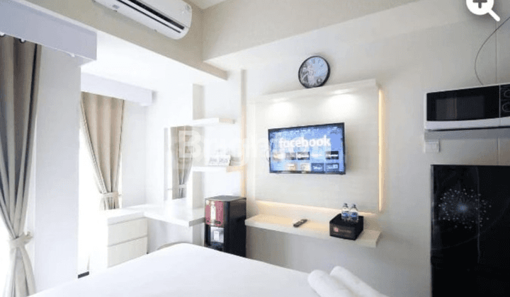 APARTEMEN STUDIO CONNECTING PAKUWON CITY MALL FURNISH MEWAH 1