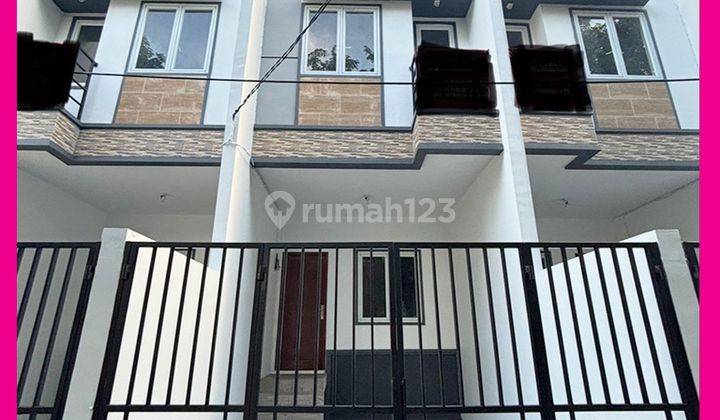 Dhyana Rumah Baru Uk 3.5x13m Jalan 2 Mobil di Taman Ratu 1