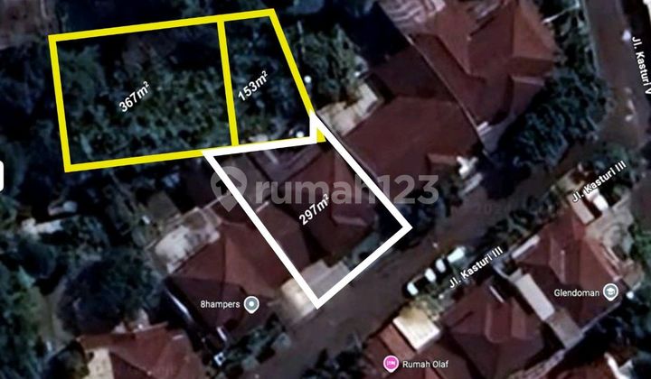 Rumah Halaman Luas di Kasturi Bintaro Jaya Sektor 9