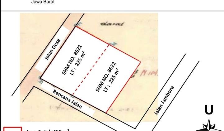 Ready-to-Build Plot on Jl Lingkungan, Jambore, Harjamukti, Depok, West Java