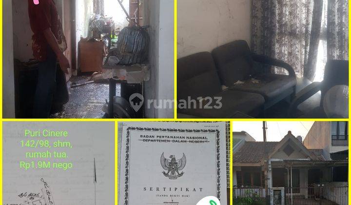 Rumah Hitung Tanah Lokasi Puri Cinere 1