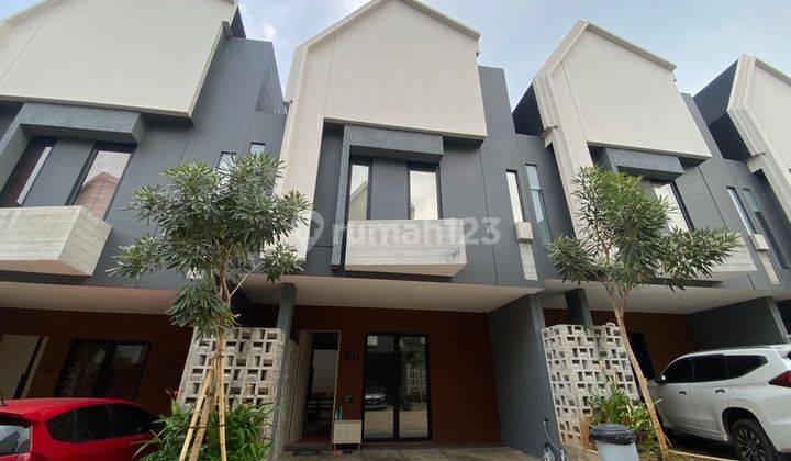 Rumah Baru Bergaya Japandi Interior Full Furnised Di Dalam TownHouse di Pondok Cabe 1