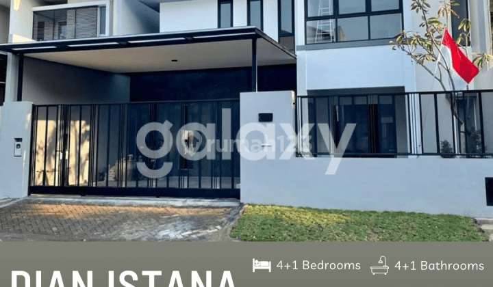 Turun Harga! Rumah Dian Istana Baru Gress Minimalis Semi Furnish 1