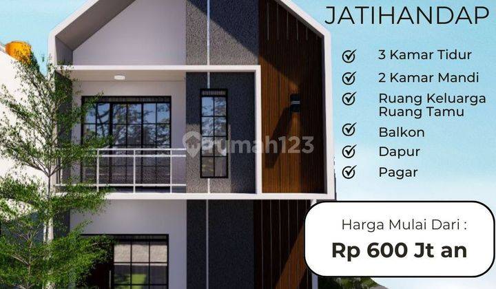 Rumah Baru 2 Lantai di Jalan Jatihandap dekat Cicaheum 1