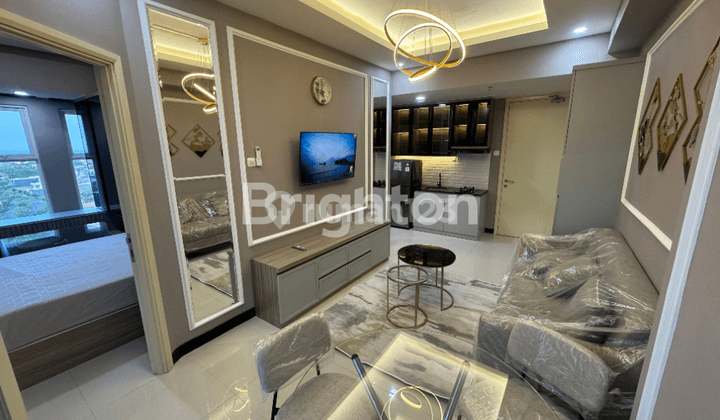 APARTEMEN 2BR FULL FURNISHED AMOR CONNECT EASTCOAST MALL DEKAT HOKKY PAKUWON CITY MULYOSARI ITS KERTAJAYA DHARMAHUSADA GALAXY MALL MANYAR KERTOARJO 2