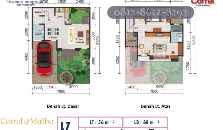 Rumah Corral Malibu 2 Lantai Baru 8